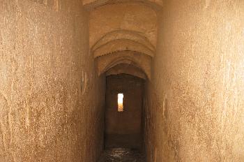 Interior del castillo de Qsar al Harrana, Jordania