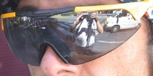 Imagen reflejada en unas gafas
