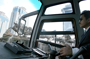 Cabinas de teléfono, Jakarta, Indonesia