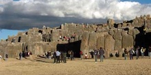 Murallas de Sacsayhuamán en Cuzco, Perú