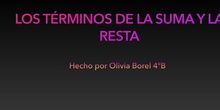TÉRMINOS DE LA SUMA Y LA RESTA