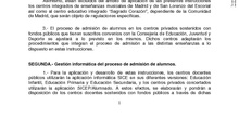 Instrucciones del Proceso de Admisión de Alumnos