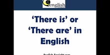 there is/there are