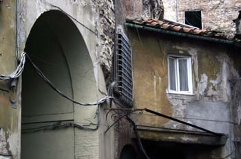 Detalle del centro histórico, Lucca