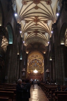 Nave central, Catedral de Jaca