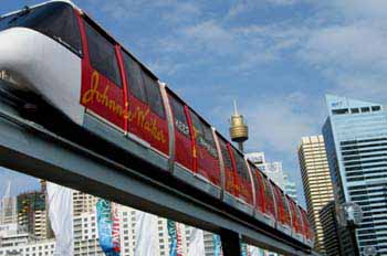 Tren monorrail en Sydney, Australia