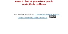 Anexo 6. Guía de pensamiento: resolución de problemas