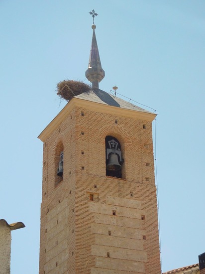 Campanario de iglesia en Humanes de Madrid