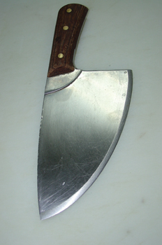 Cuchillo media luna pequeño