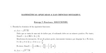 Repaso de funciones 1º bachillerato CCSS