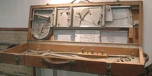 Maletín con instrumentos de medida, Museo del Aire de Madrid
