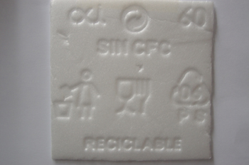 Objeto de poliestireno