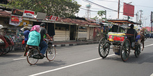 Tráfico, Jogyakarta, Indonesia