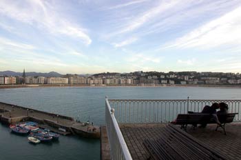Vista panorámica de San Sebastián