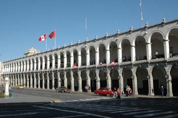 Plaza de Armas en Arequipa, Perú