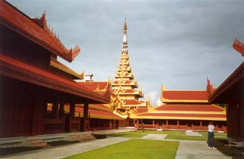 Palacio en Mandalay, Myanmar