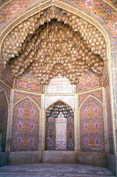 Minrab Mezquita del Viernes, Shiraz (Irán)