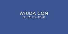 Ayuda con el calificador