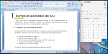 Tiempo de autonomía de un SAI