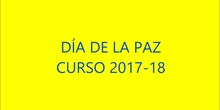 CEIP Isaac Peral Día de la Paz 17_18