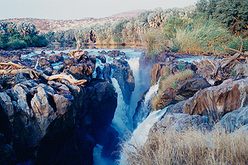 Atardecer en Cataratas de Epupa, Namibia