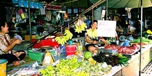 Mercado de frutas, Chiang Mai, Tailandia
