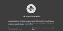 Modo incógnito en Chrome