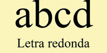 Letra redonda