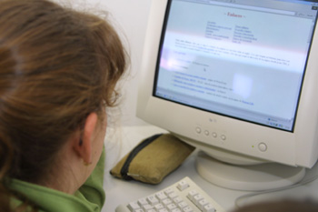 Realizando actividad con el ordenador