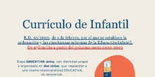 CURRÍCULO DE EDUCACIÓN INFANTIL