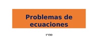 Problemas de ecuaciones