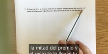 Problema de fracciones (aplicando rutina pensamiento) Jorge Cebrián