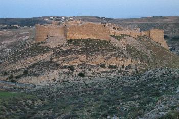 Castillo de los cruzados, Ash Shawbak, Jordania
