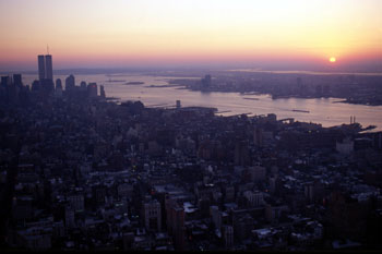 Puesta de sol, Nueva York, Estados Unidos