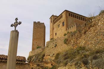 Vista de la Colegiata, Alquézar, Huesca