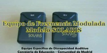 Presentación Equipo Individual FM modelo Solaris de Oticon