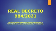 Decreto 984/2021