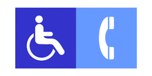 Teléfonos públicos accesibles a discapacitados