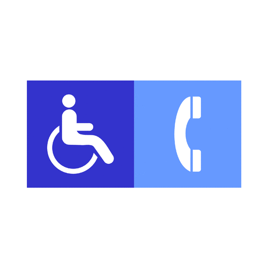 Teléfonos públicos accesibles a discapacitados