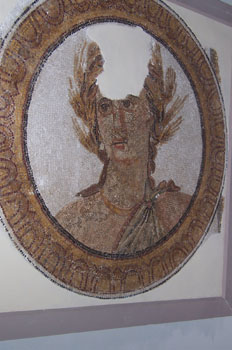 Mosaico, Museo del Bardo, Túnez