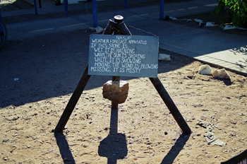 Medidor meteorológico, Namibia
