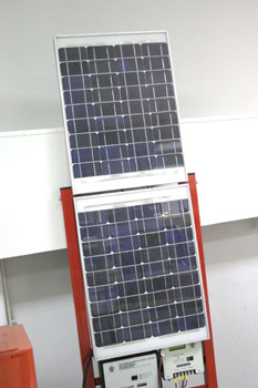 Equipo de captación de energía solar