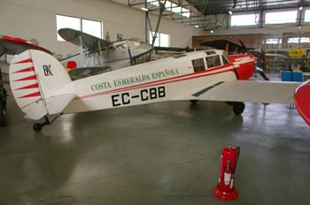 Avioneta, Museo del Aire de Madrid