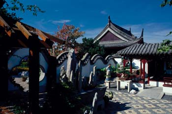 Chinese Garden del Jardín Botánico de Montreal, Quebec, Canadá