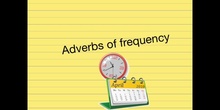 PRIMARIA - 3º - ADVERBS OF FREQUENCY - ENGLISH - FORMACIÓN