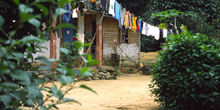 Ropa tendida, Paraty, Rio de Janeiro, Brasil