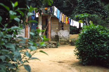 Ropa tendida, Paraty, Rio de Janeiro, Brasil