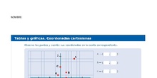 Ficha 1 de trabajo: Representación en el plano cartesiano