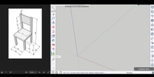 Diseño de una silla con SketchUp