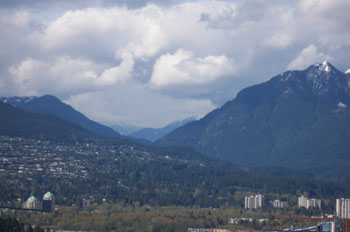 Vista del norte de Vancouver